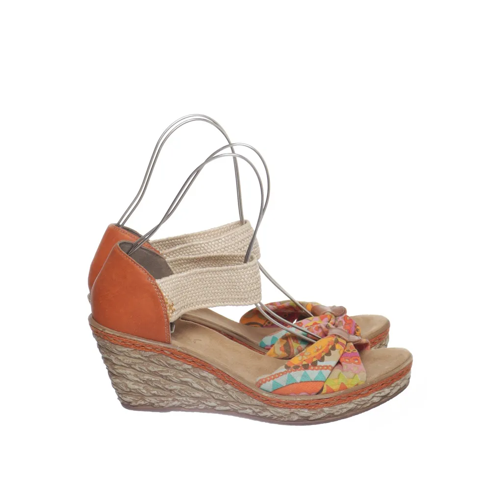 Rieker - Keilschuhe - Damen - Größe: 40 - Orange