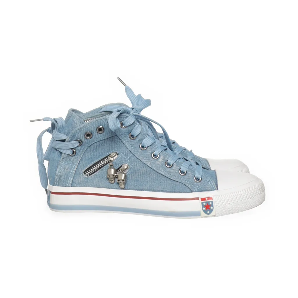 Guoan Star - Canvas Sneaker - Damen - Größe: 41 - Blau
