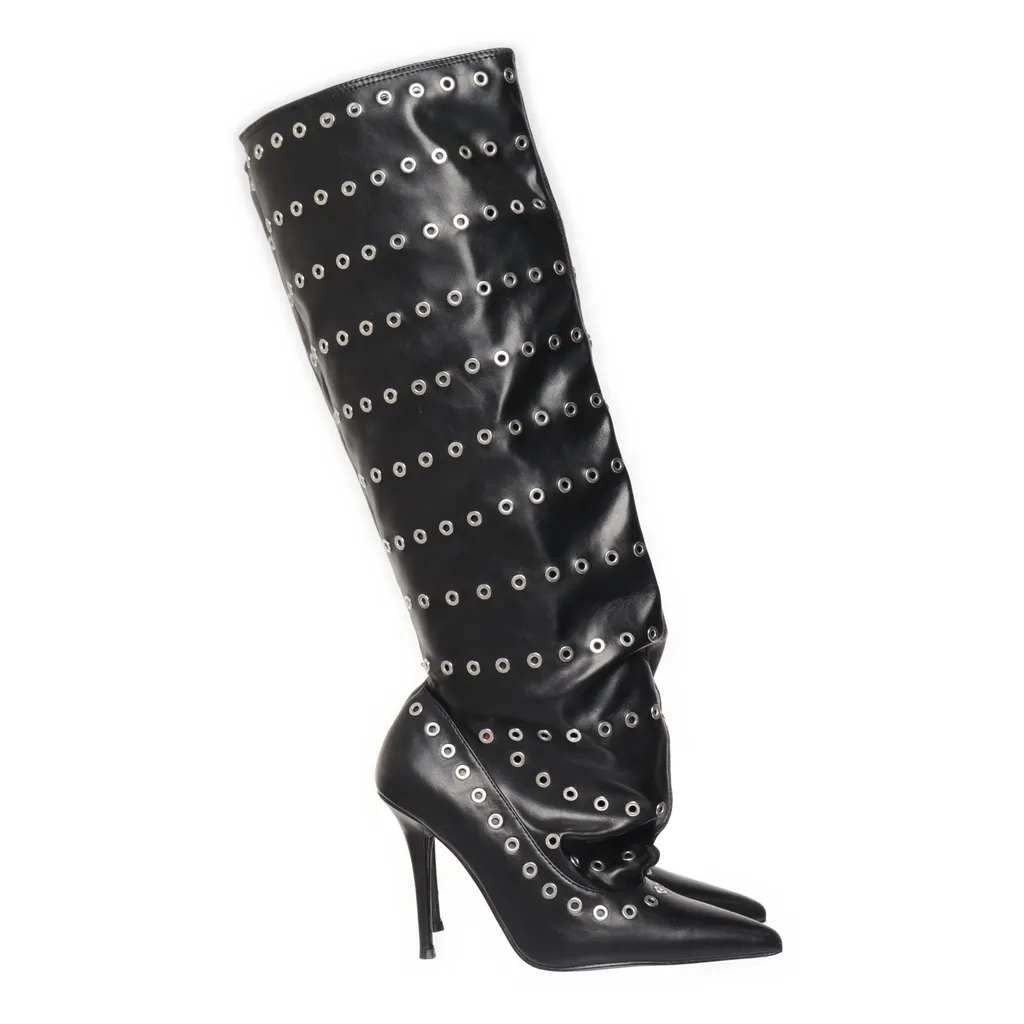 Fashion Nova - Stiefel - Damen - Größe: 39.5 - Schwarz