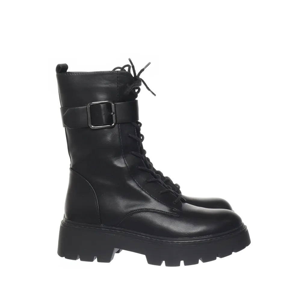 Oxmox - Schnürstiefel - Damen - Größe: 38 - Schwarz
