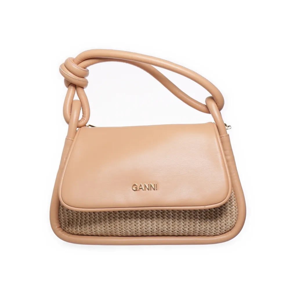 Ganni - Handtasche - Damen - Beige