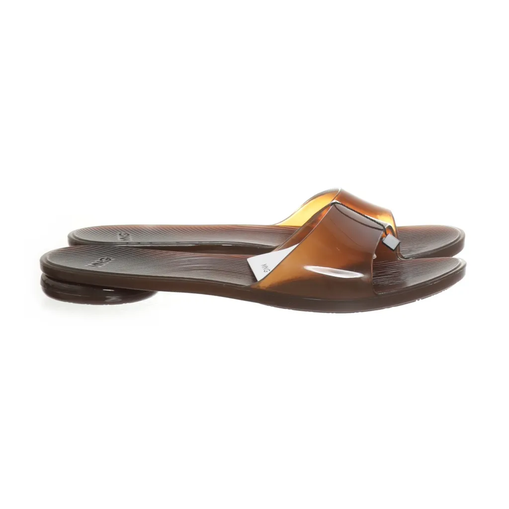 Mango - Pantoletten - Damen - Größe: 38 - Braun