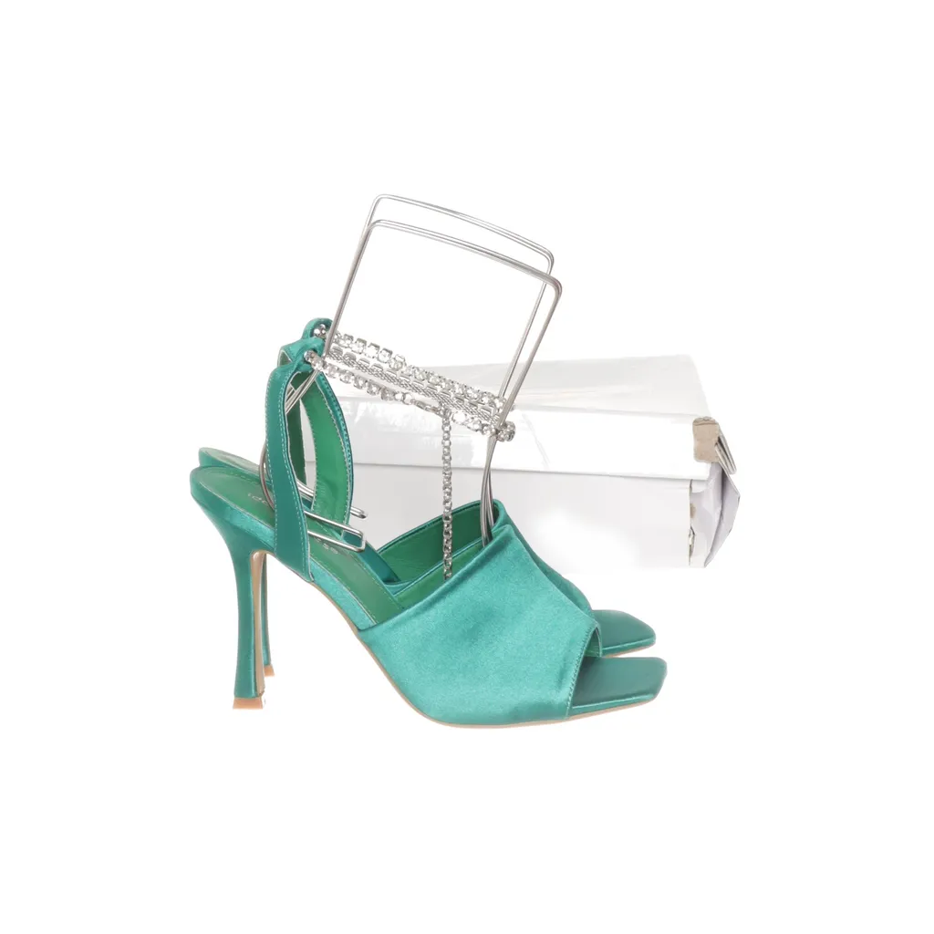 Ideal Shoes - Sandaletten - Damen - Größe: 40 - Grün