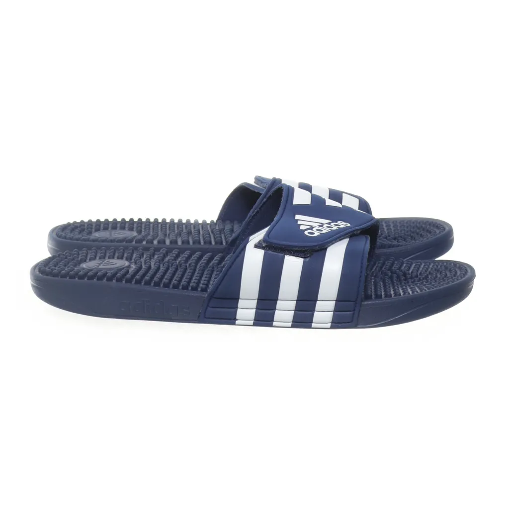 Adidas - Massage Pantoffel - Größe: 44.5 - Blau