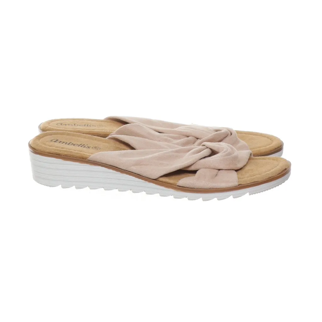 Ambellis - Pantoletten - Damen - Größe: 37 - Beige