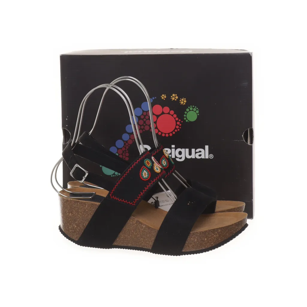 Desigual - Keilschuhe - Damen - Größe: 40 - Schwarz
