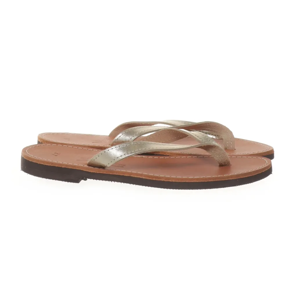 Lissos - Flip Flops - Damen - Größe: 37 - Gold