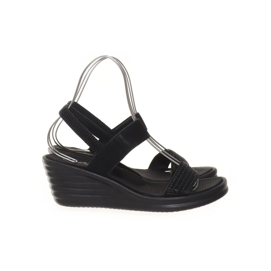 Skechers - Keilschuhe - Damen - Größe: 40 - Schwarz