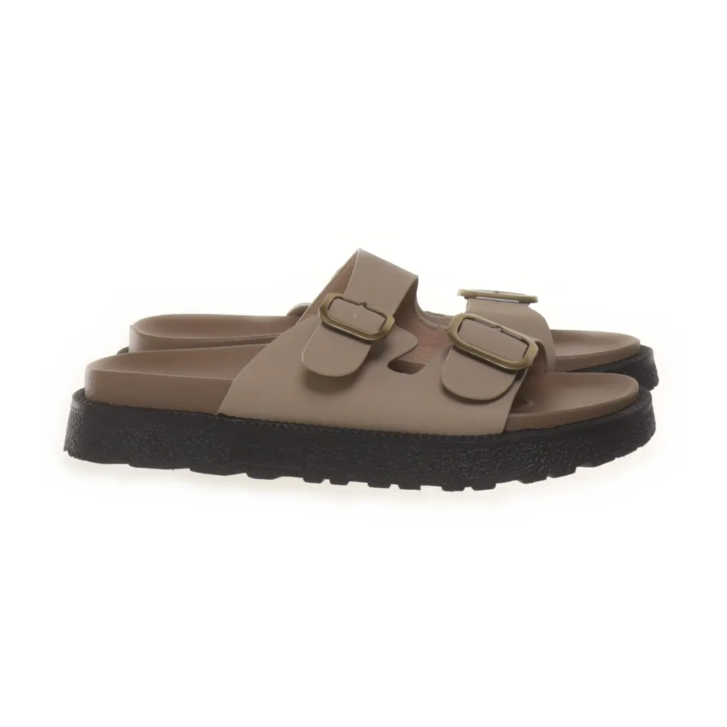 Meijia - Pantoletten - Damen - Größe: 38 - Beige