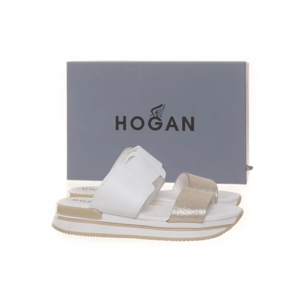 Hogan - Pantoletten - Damen - Größe: 38 - Weiß