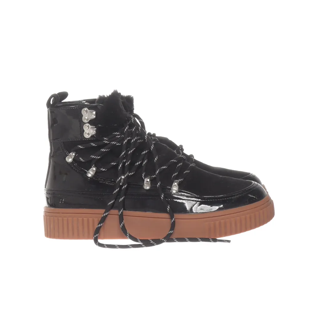 Gina Tricot - Schnürstiefel - Damen - Größe: 40 - Schwarz