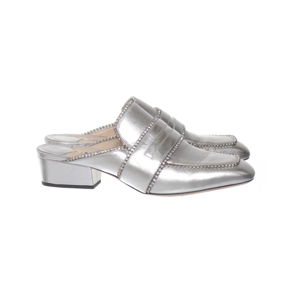 JIMMY CHOO X YK JEONG - Pantoletten - Damen - Größe: 39 - Silber