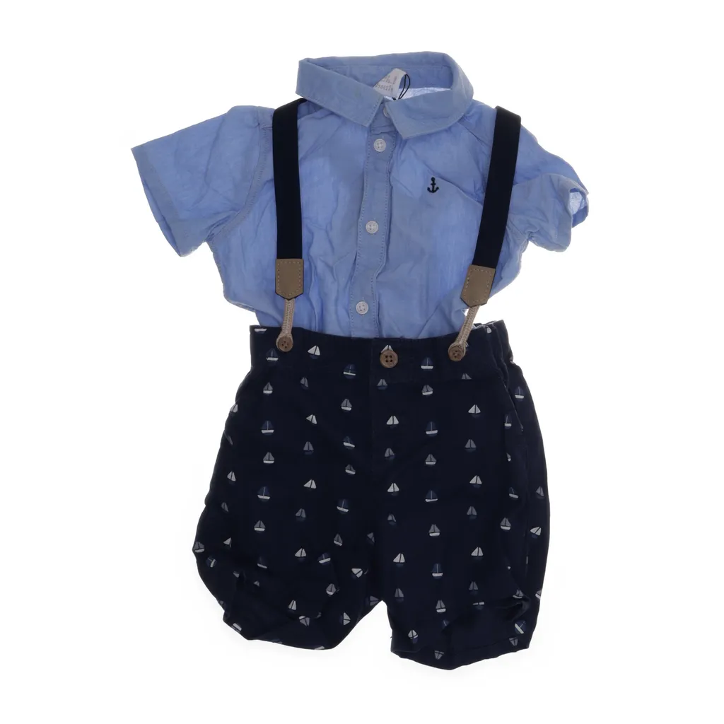 H&M Baby - Set - Größe: 80 - Blau