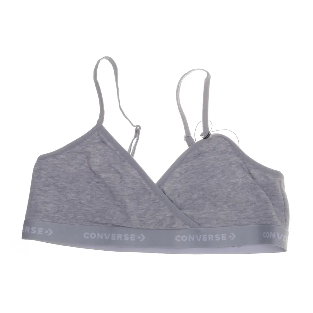 Converse - Bralette - Damen - Größe: 140/152 - Grau