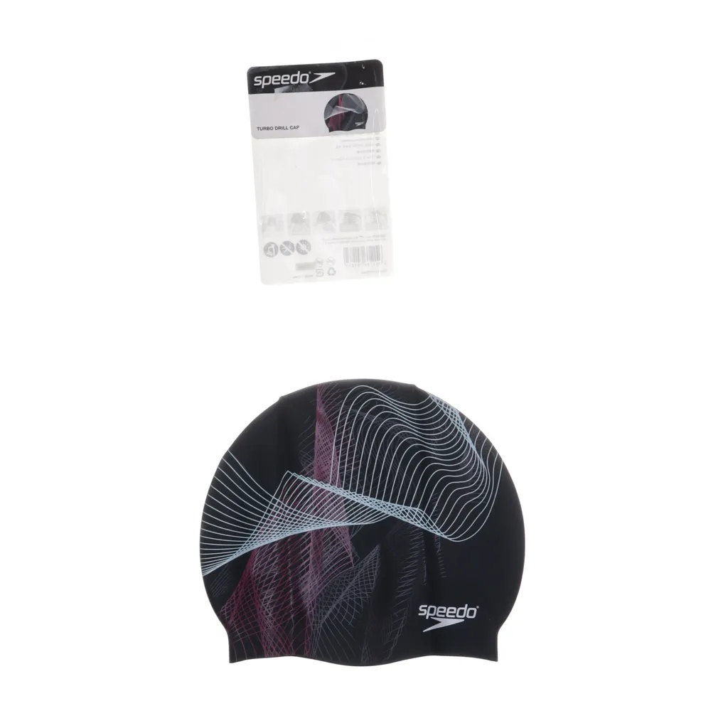 Speedo - Bademütze - Größe: ONE SIZE - Schwarz
