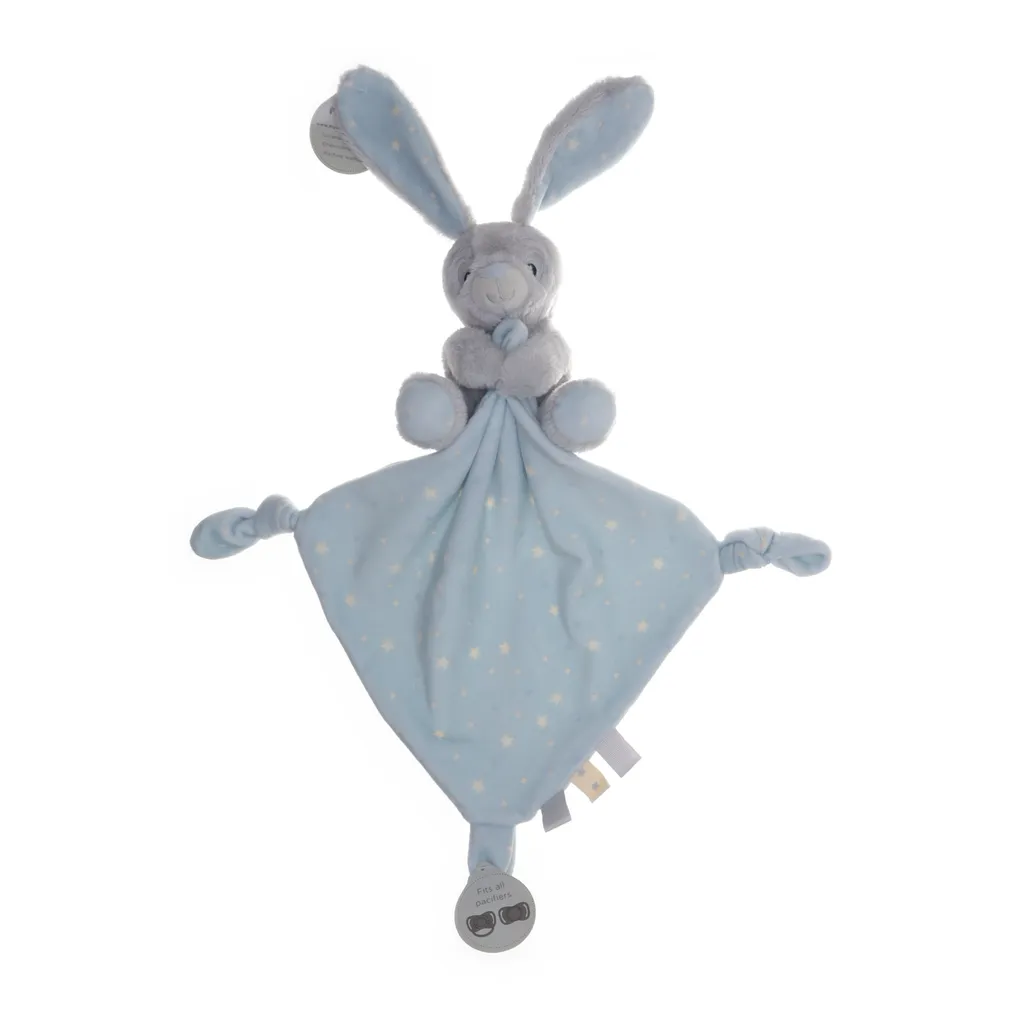 My Teddy - Kuscheltuch - Blau