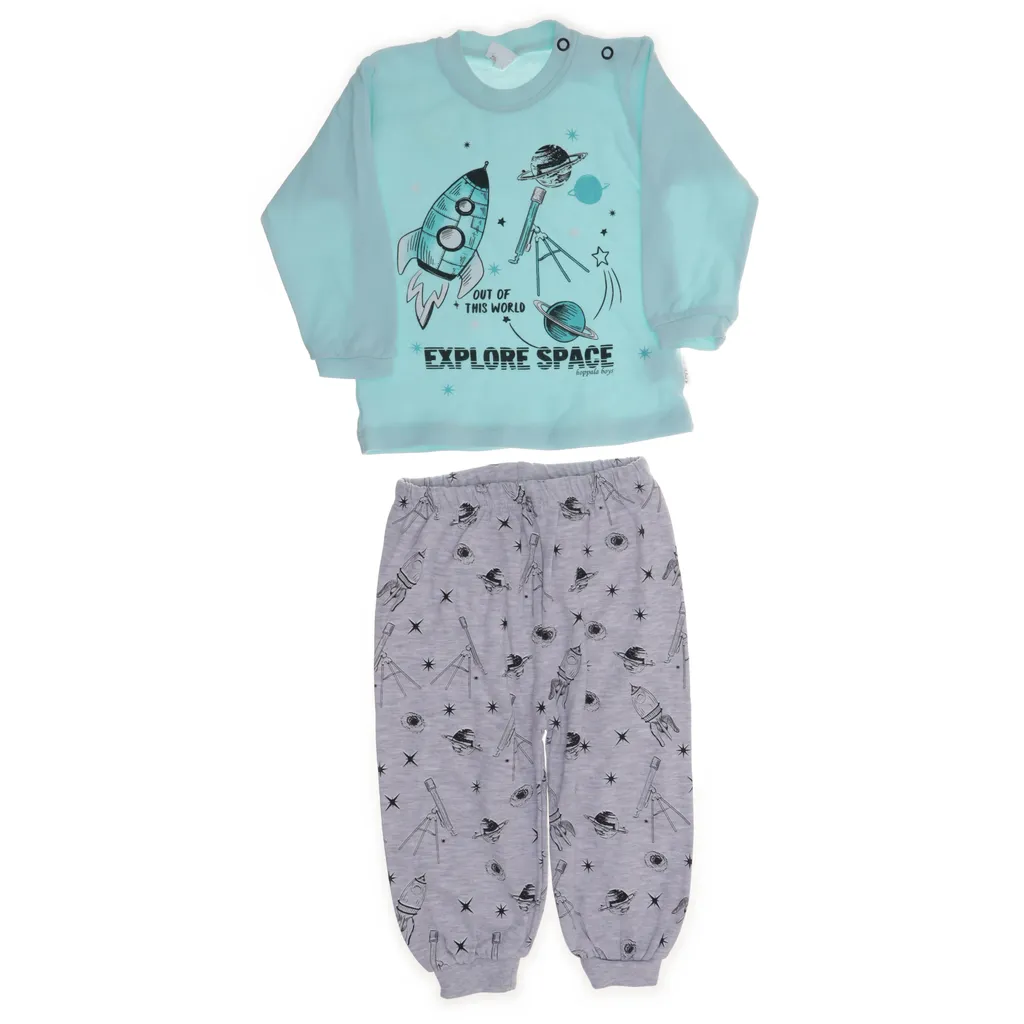 Hoppala Baby - Pyjama - Herren - Größe: 80 - Türkis