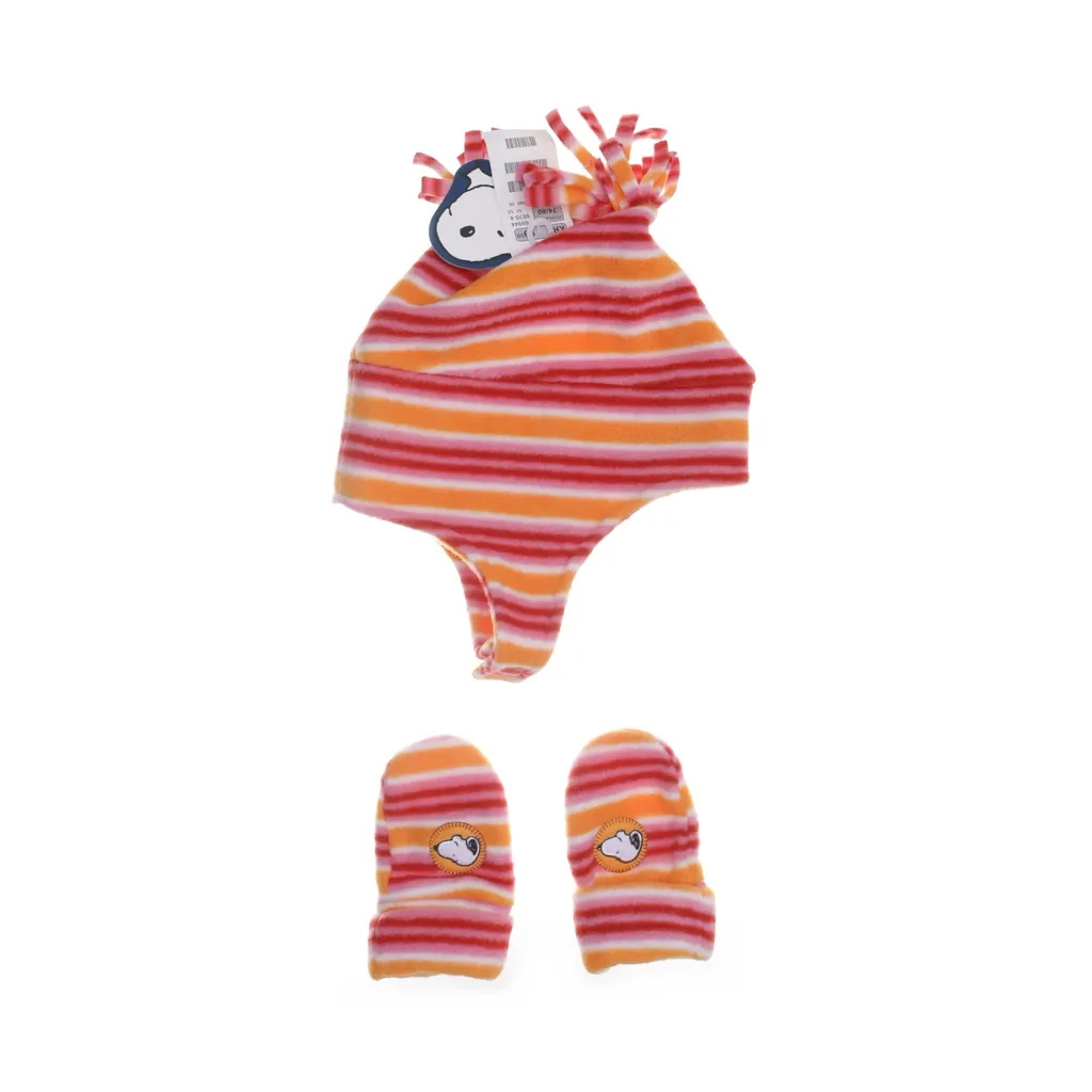 Snoopy - Accessoire Set - Damen - Größe: 74/80 - Orange