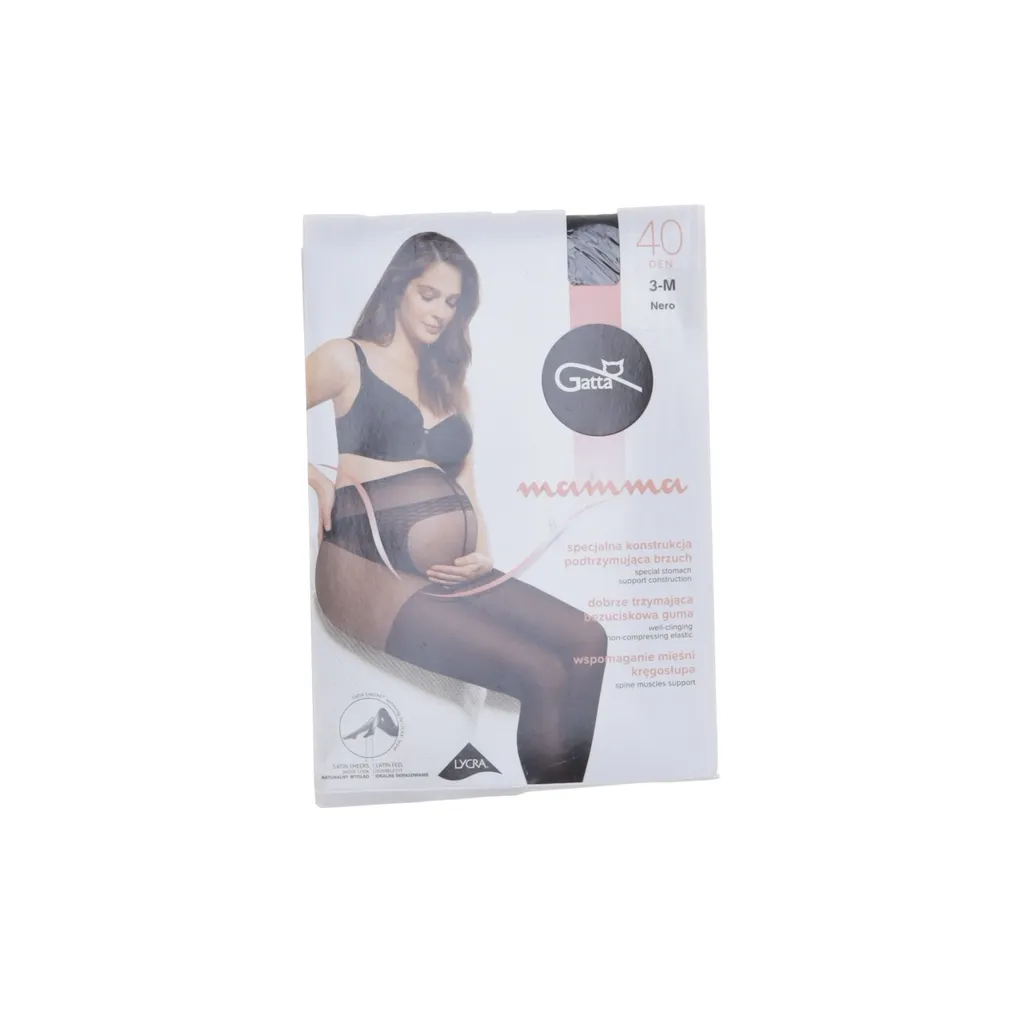 Gatta - Mutterschaftsstrumpfhose - Damen - Größe: 40 - Schwarz