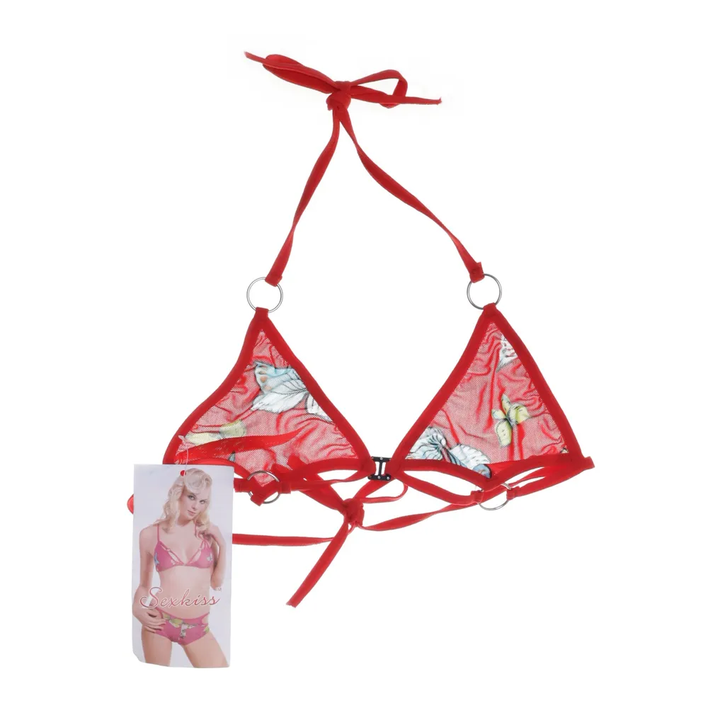 Sexkiss - Bralette - Damen - Größe: XS/S - Rot