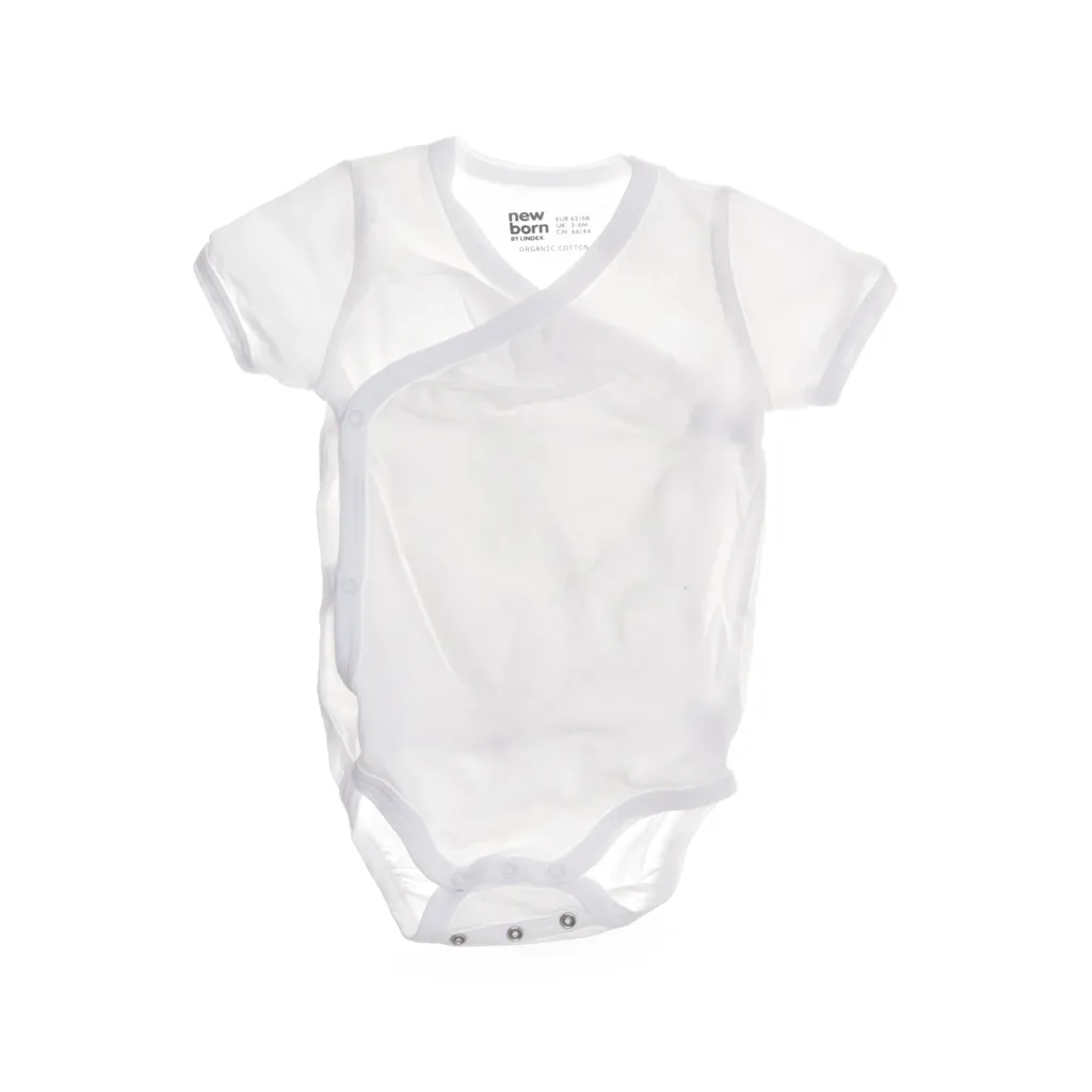 Lindex Newborn - Body - Größe: 62/68 - Weiß
