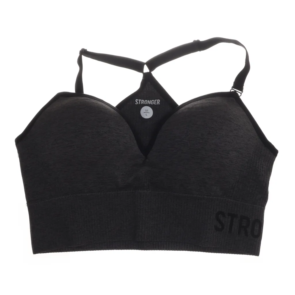 Stronger - Sport-BH - Damen - Größe: M/L - Grau
