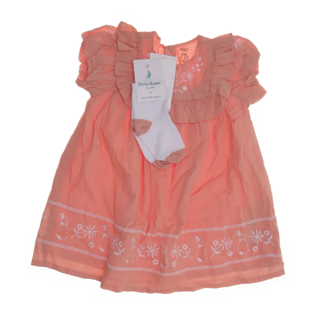 M&S - Kleid - Damen - Größe: 86 - Orange