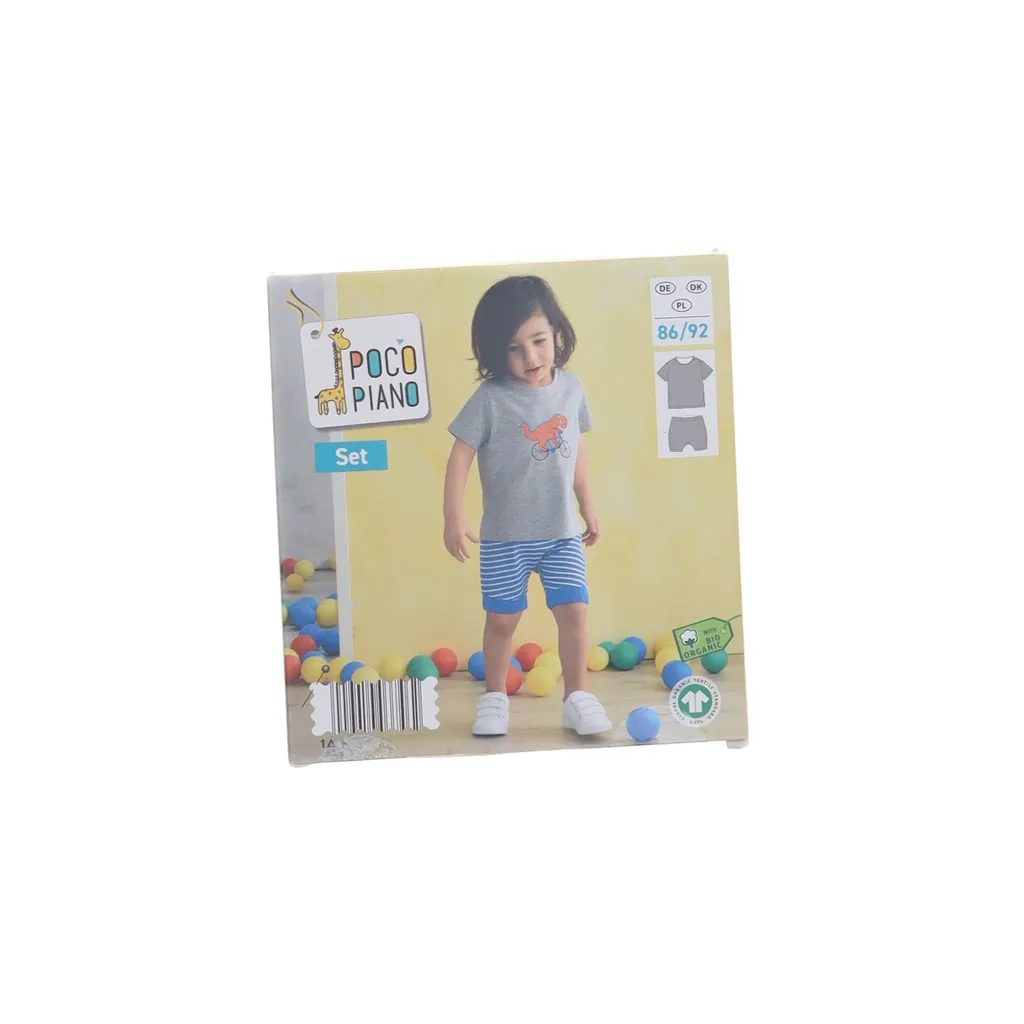 Pocopiano - Set - Herren - Größe: 86 - Grau