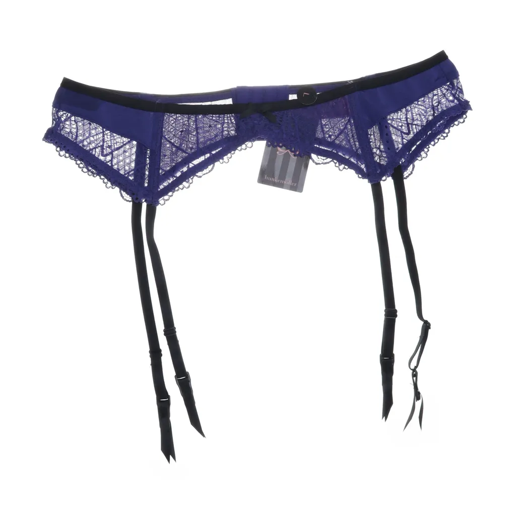 Hunkemöller - Strumpfhalter - Damen - Größe: L - Blau