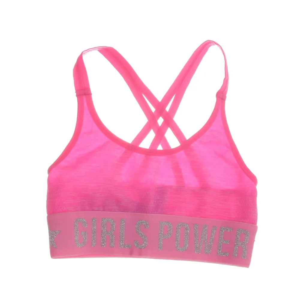 Y.F.K - Sport-BH - Damen - Größe: 134/140 - Pink