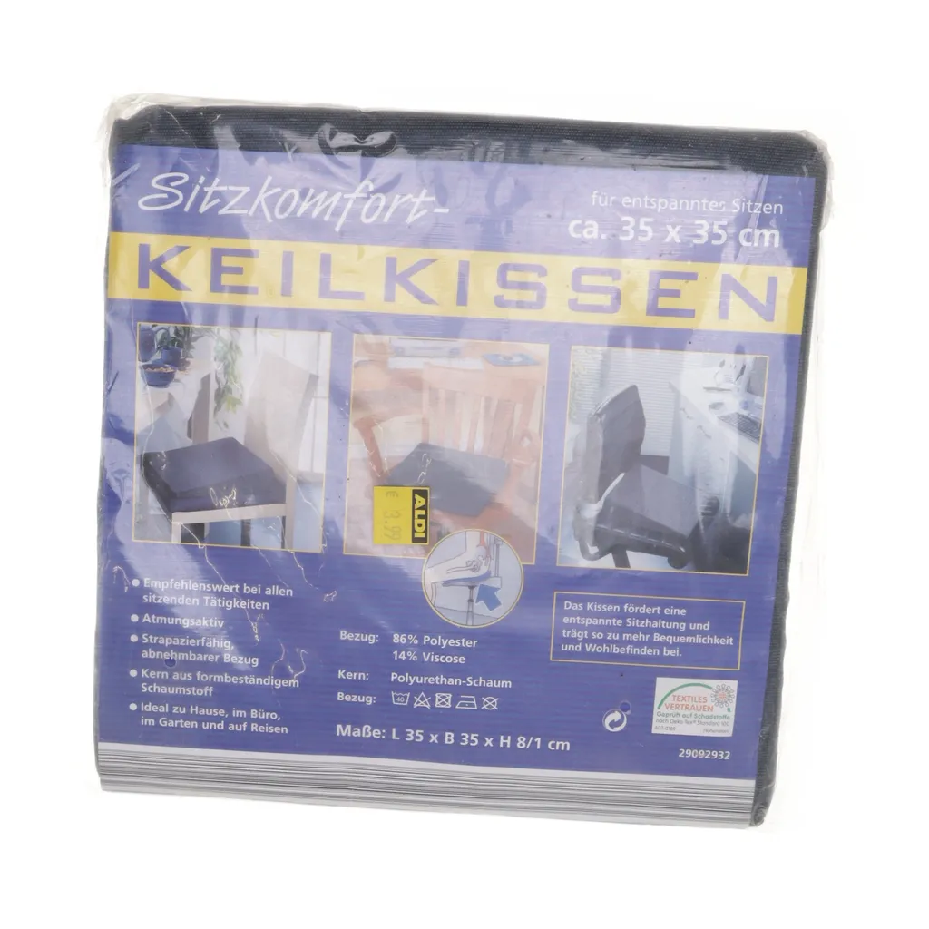 Textiles Vertrauen - Sitzkissen - Grau