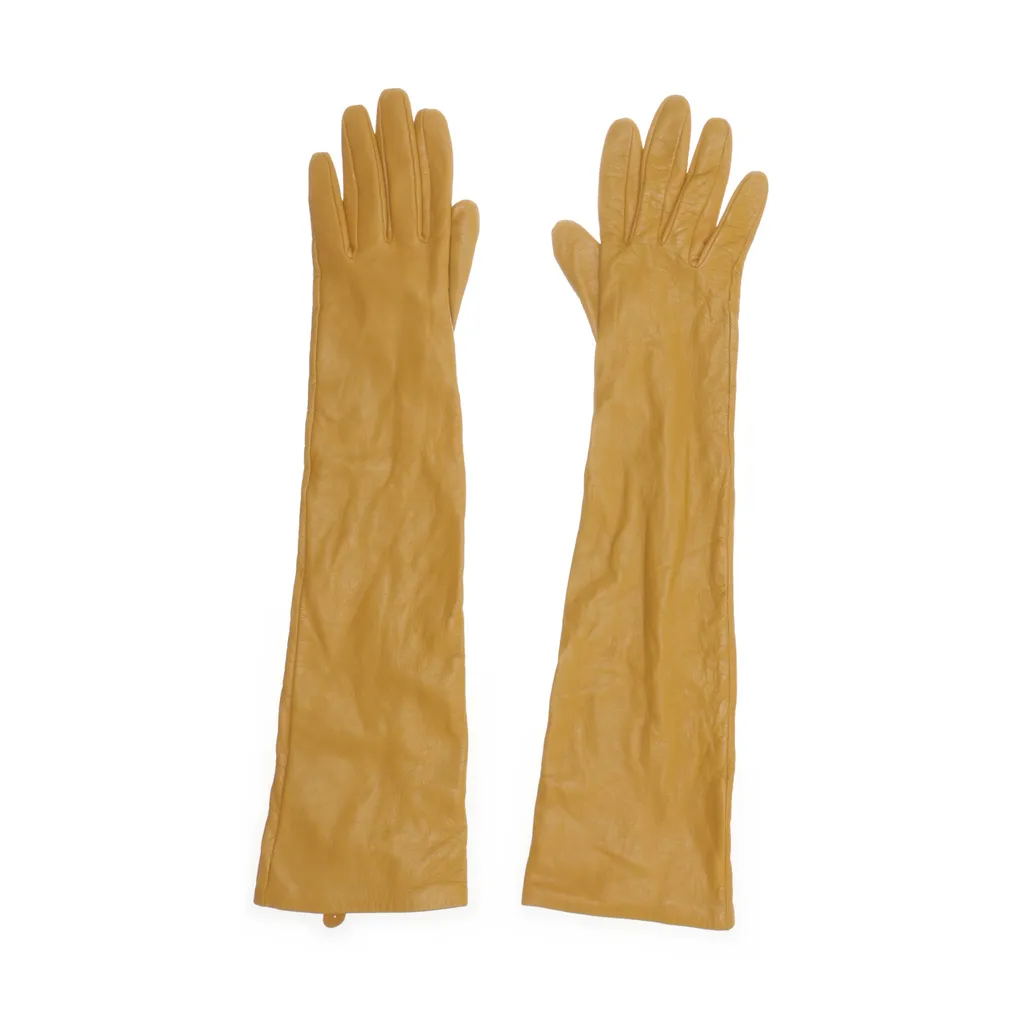 & Other Stories - Opernhandschuhe - Damen - Größe: 7 - Gelb
