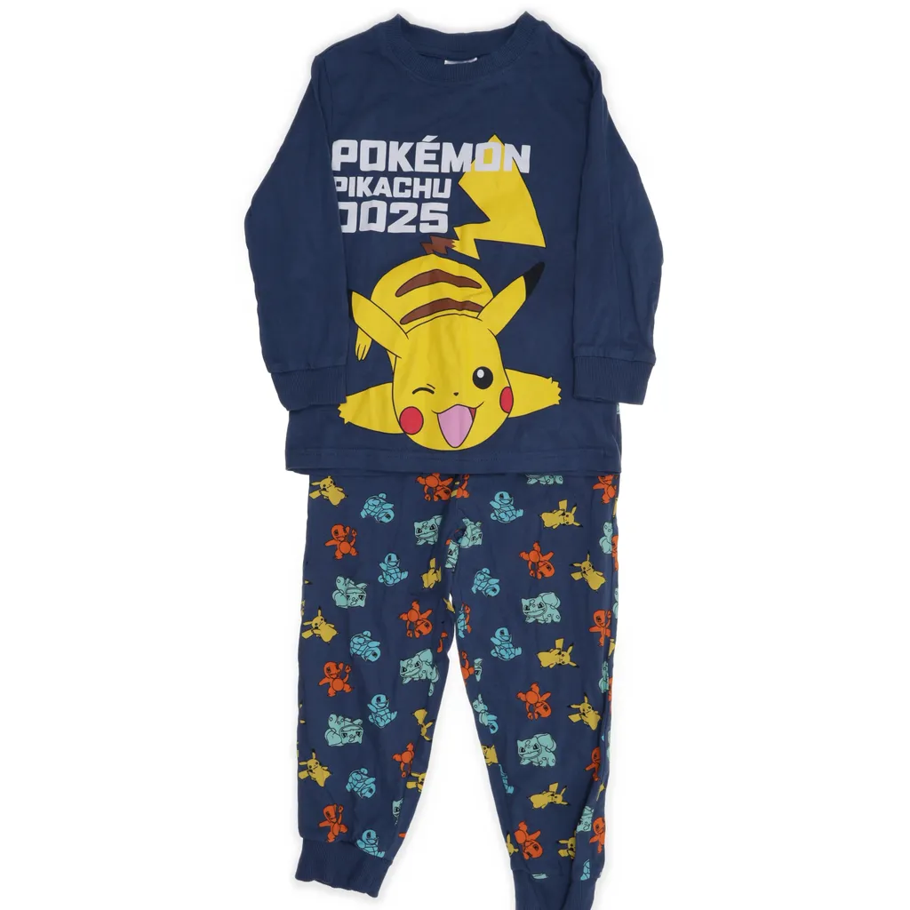 Pokémon - Set - Herren - Größe: 98/104 - Blau