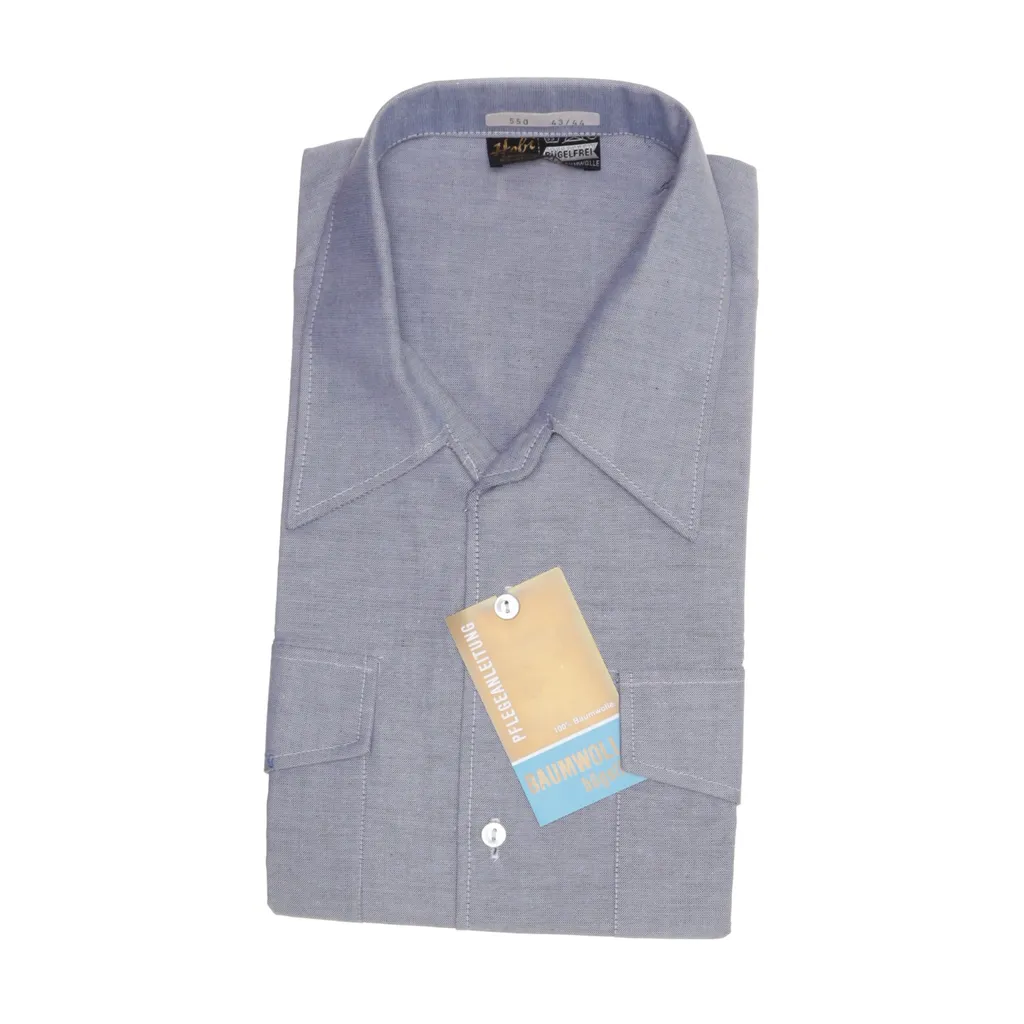 Hobi - Hemd - Herren - Größe: 43/44 - Blau