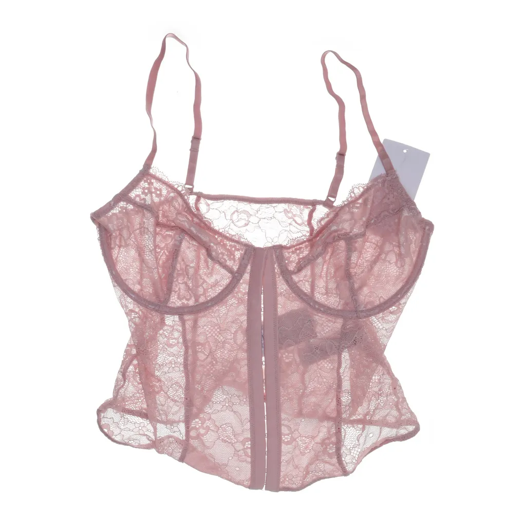 NA-KD - Bustier - Damen - Größe: L - Pink