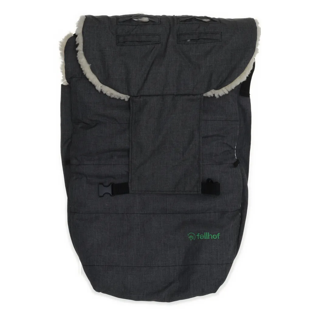 Fellhof - Fußsack - Schwarz