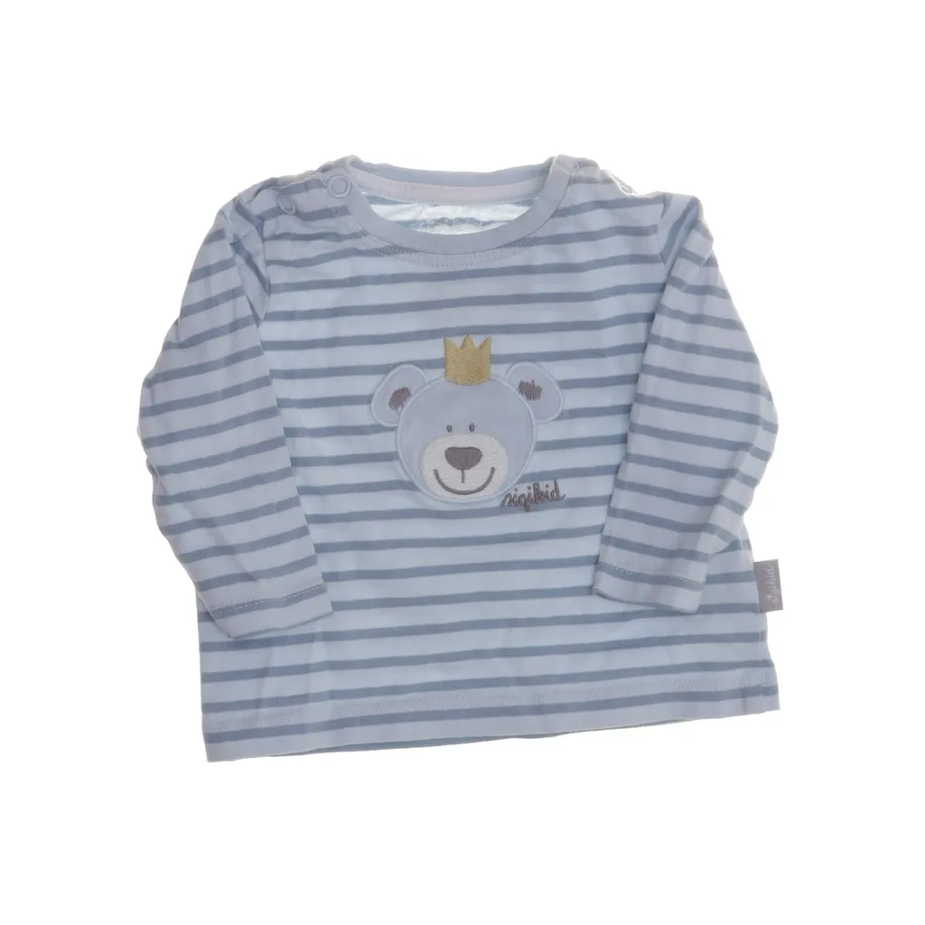 Sigikid - Langarmshirt - Größe: 56 - Blau