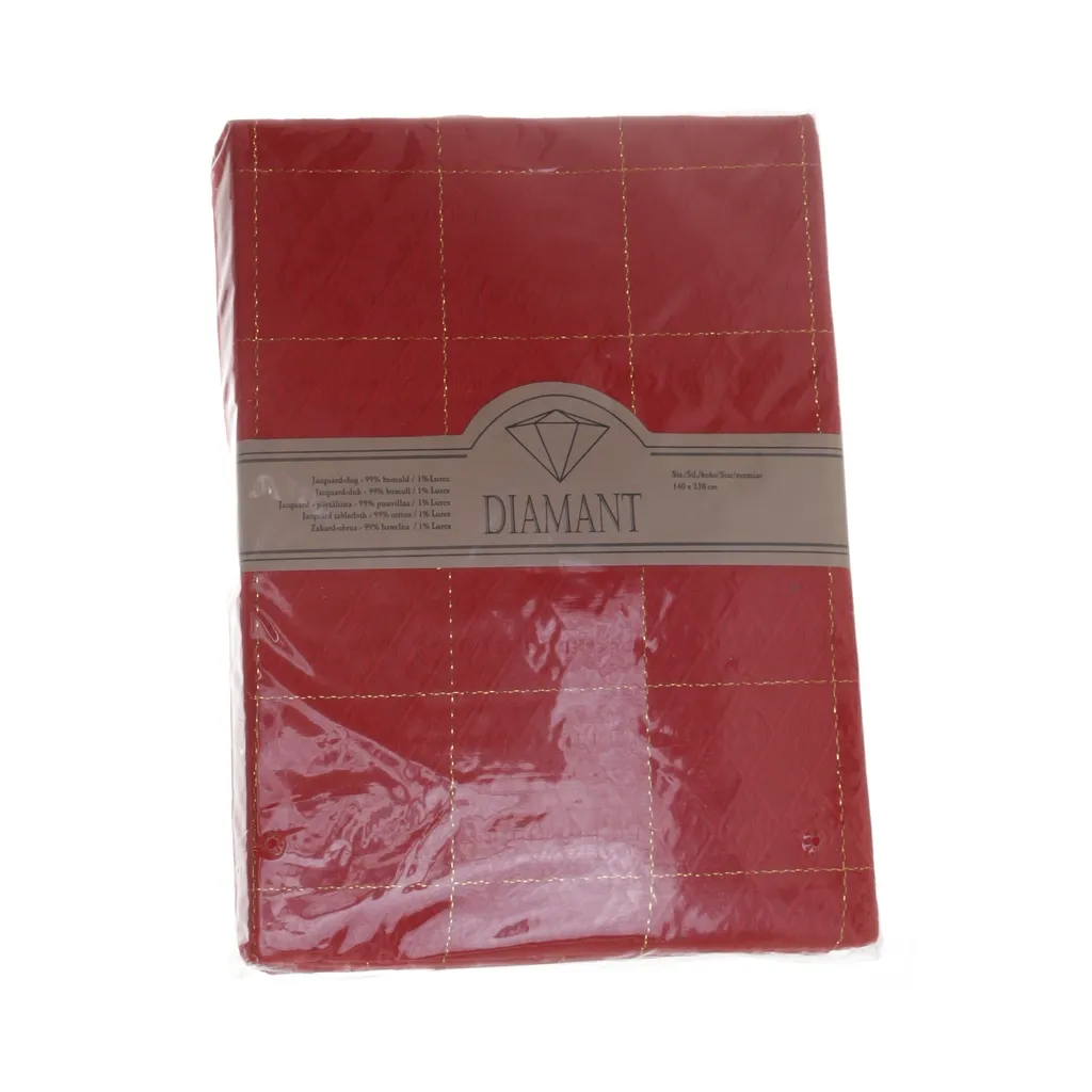 Diamant - Tischdecke - Rot