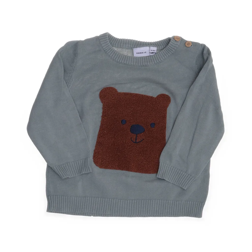 Name It - Strickpullover - Größe: 80 - Grau
