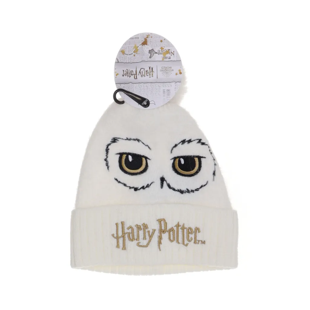 Harry Potter - Bommelmütze - Größe: ONE SIZE - Weiß