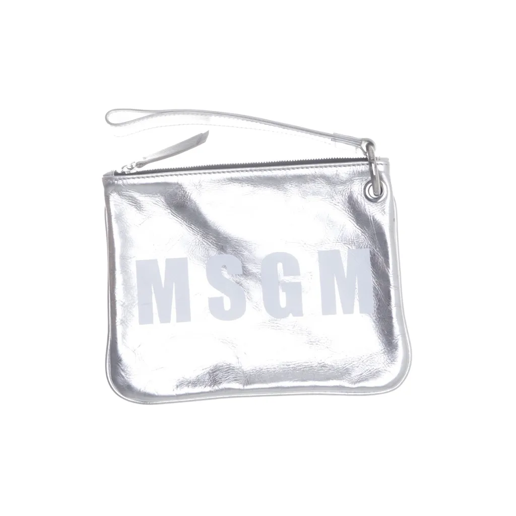 MSGM - Clutch - Damen - Silber