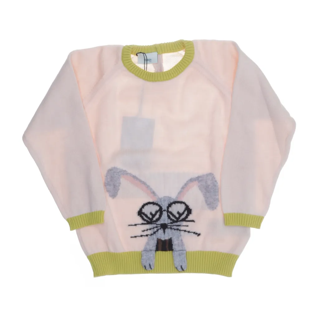 Fendi Kids - Strickpullover - Damen - Größe: 92 - Pink