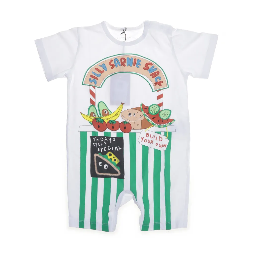 Stella McCartney Kids - Strampler - Herren - Größe: 98 - Weiß