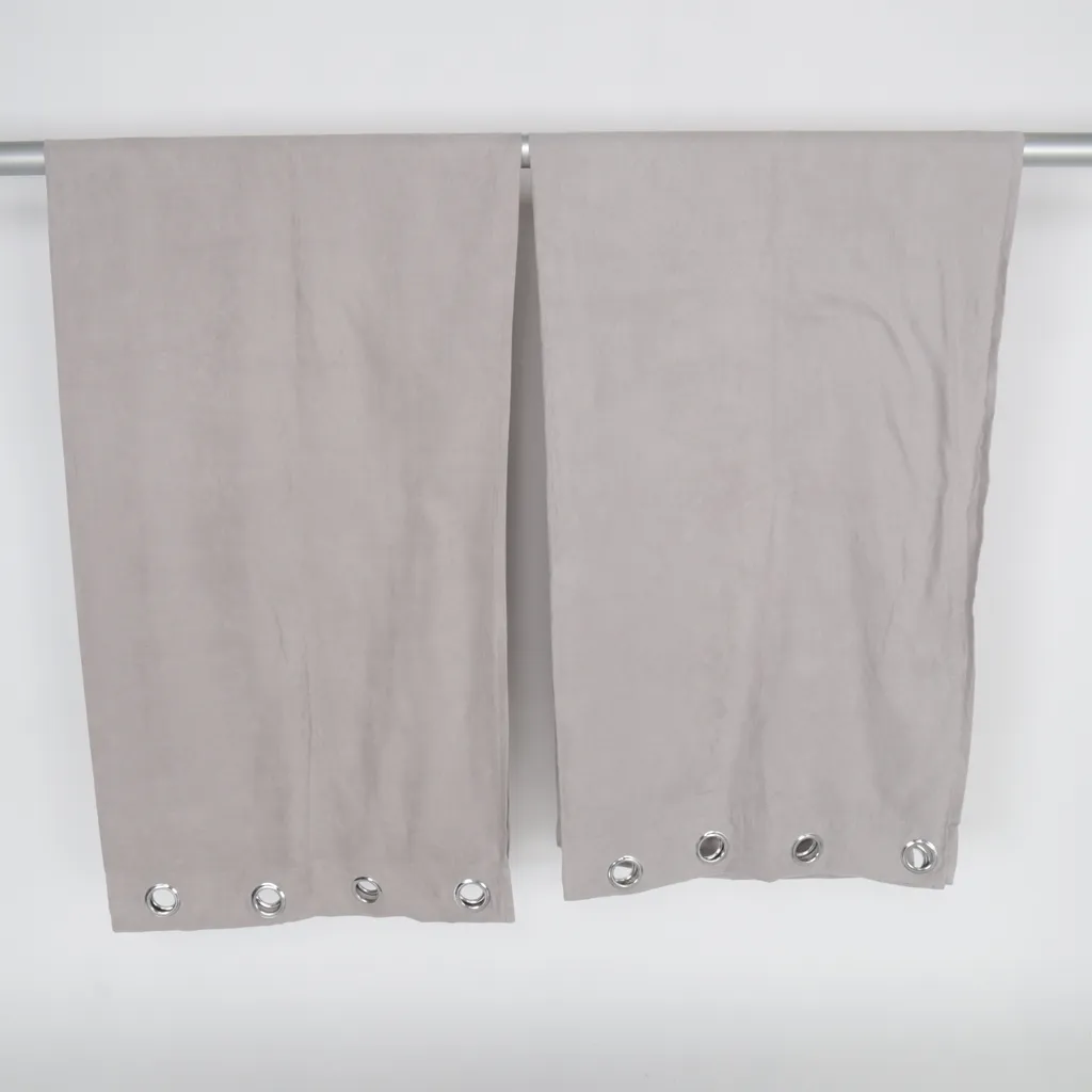 Confidence in Textiles - Ösengardinen - Grau