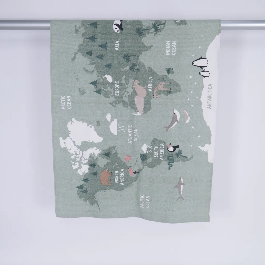 H&M Home - Kurzflor-Teppich - Grün