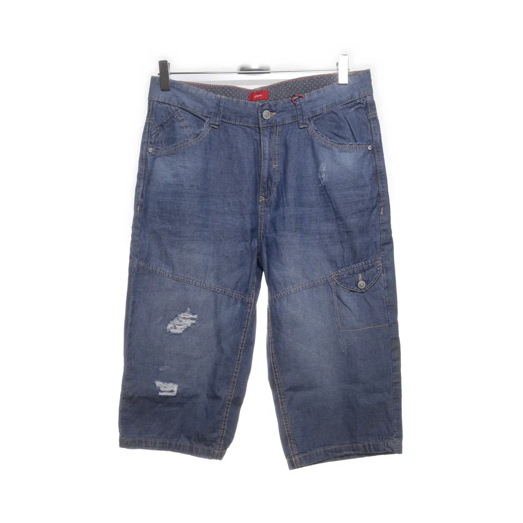 s.Oliver - Jeans Shorts - Herren - Größe: 176 - Blau