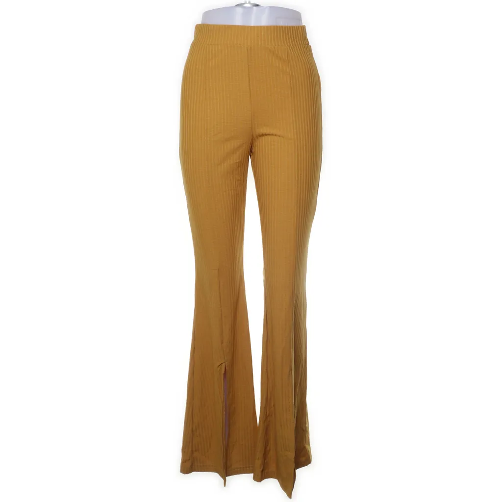 Shein - Hose - Damen - Größe: 38 - Gelb