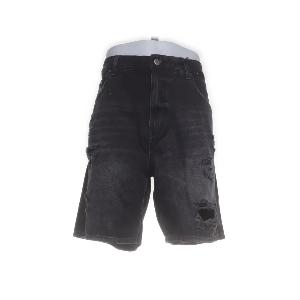 Pull & Bear - Jeans Shorts - Herren - Größe: 48 - Schwarz