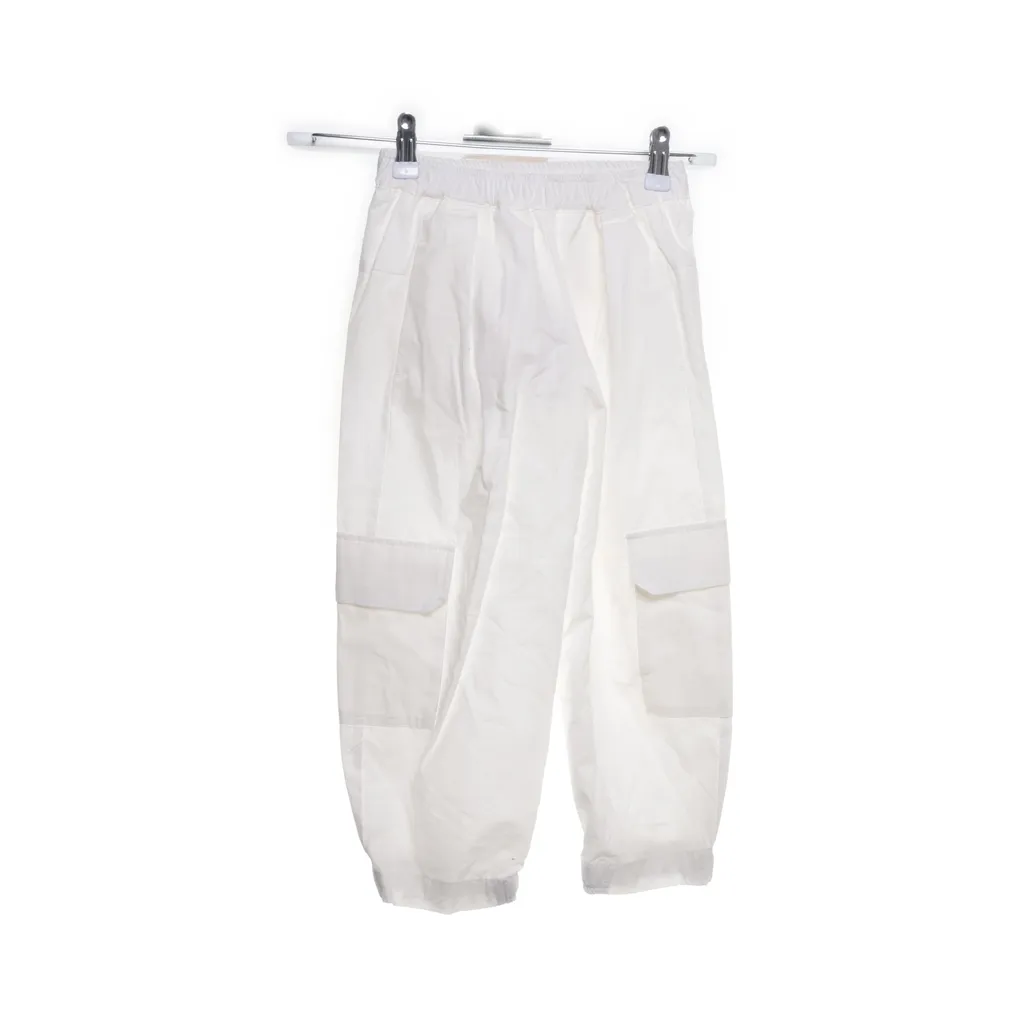 Zara - Cargohose - Damen - Größe: 116 - Weiß