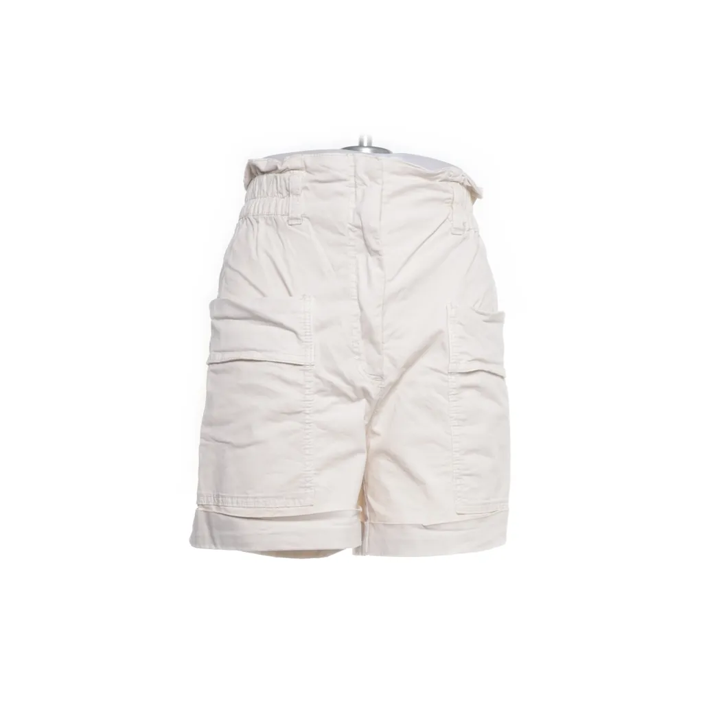 H&M - Cargo Shorts - Damen - Größe: 34 - Weiß